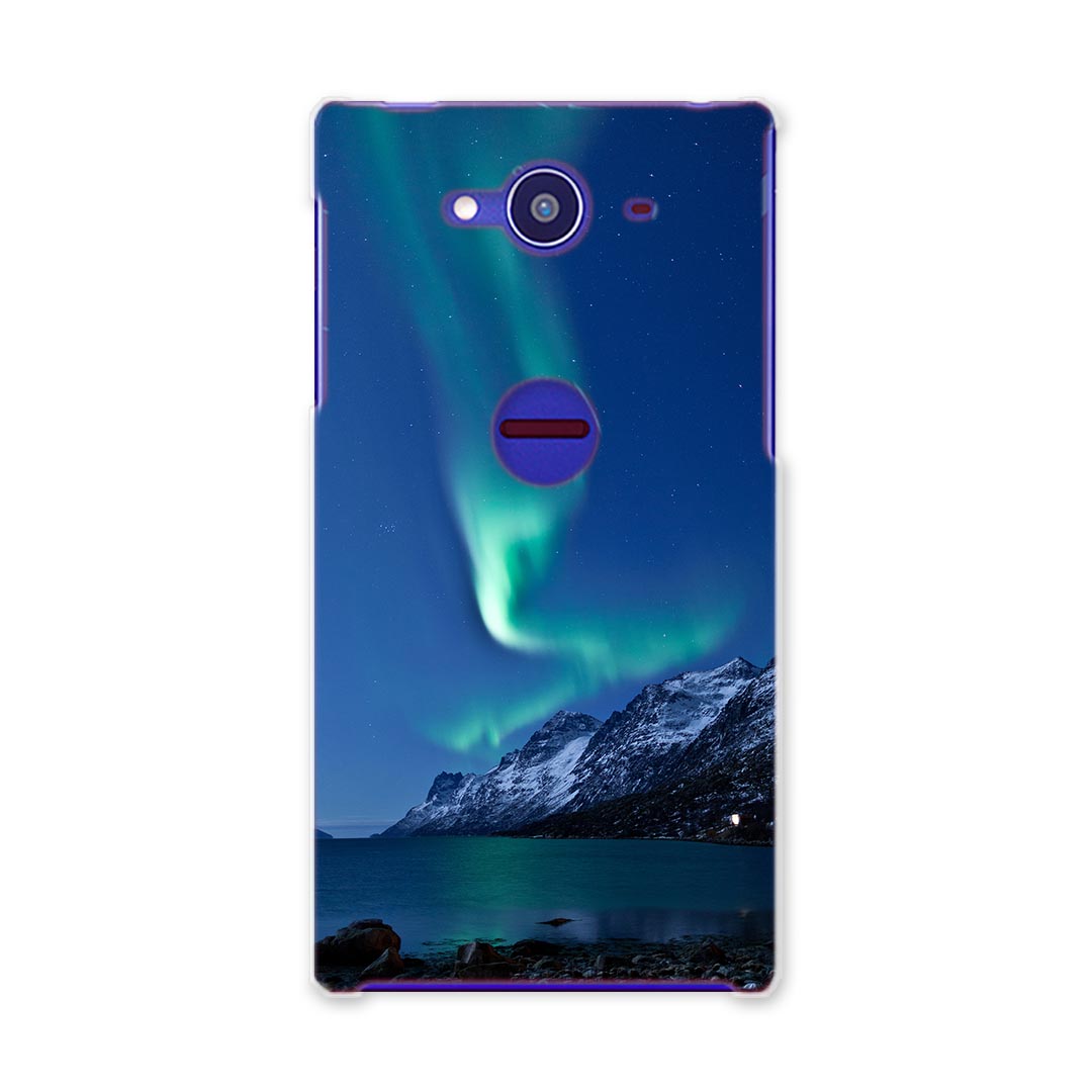 502SH AQUOS Xx2 アクオスフォン softbank ソフトバンク スマホ カバー スマホケース ハード pc ケース ハードケース オーロラ　景色　風景 写真・風景 002450のサムネイル