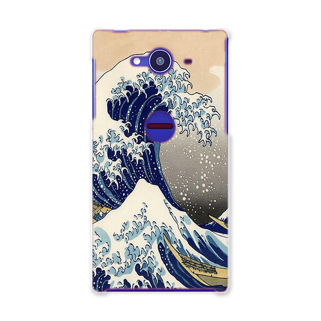 SH-01H AQUOS ZETA アクオスゼータ sh01h docomo ドコモ スマホ カバー スマホケース スマホカバー PC ハードケース 和風　和柄　海 写真・風景 クール 003250