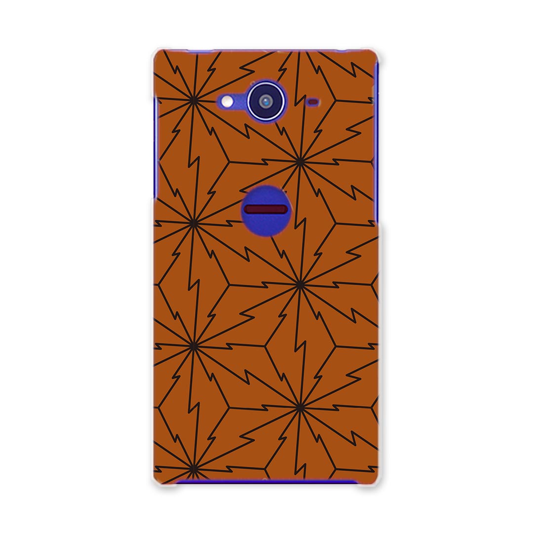 SH-01H AQUOS ZETA アクオスゼータ sh01h docomo ドコモ スマホ カバー スマホケース スマホカバー TPU ソフトケース 模様　オレンジ チェック・ボーダー 004107