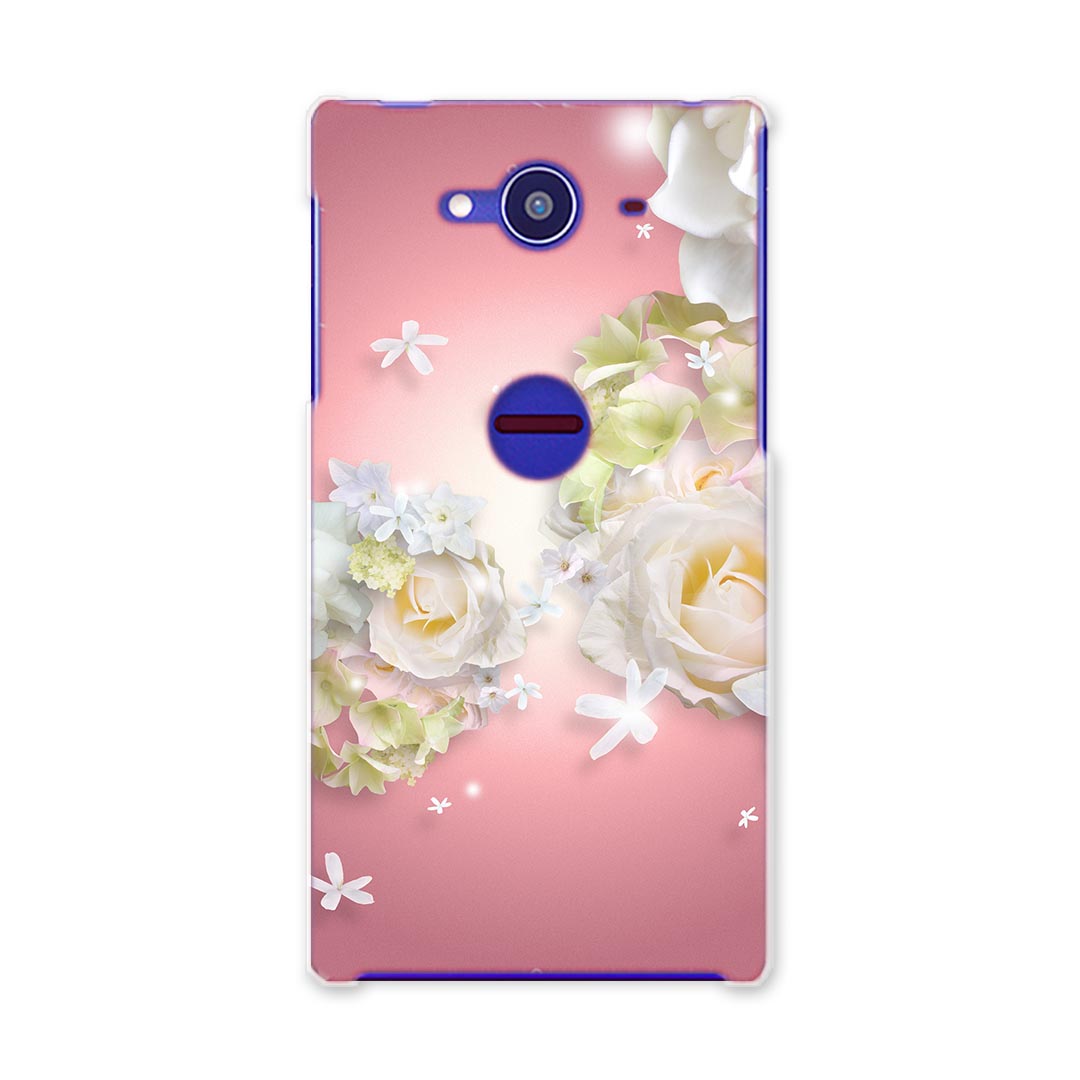 手机套 - SH-01H AQUOS ZETA アクオスゼータ sh01h docomo ドコモ スマホ カバー スマホケース スマホカバー TPU ソフトケース 花　フラワー ラブリー 005988