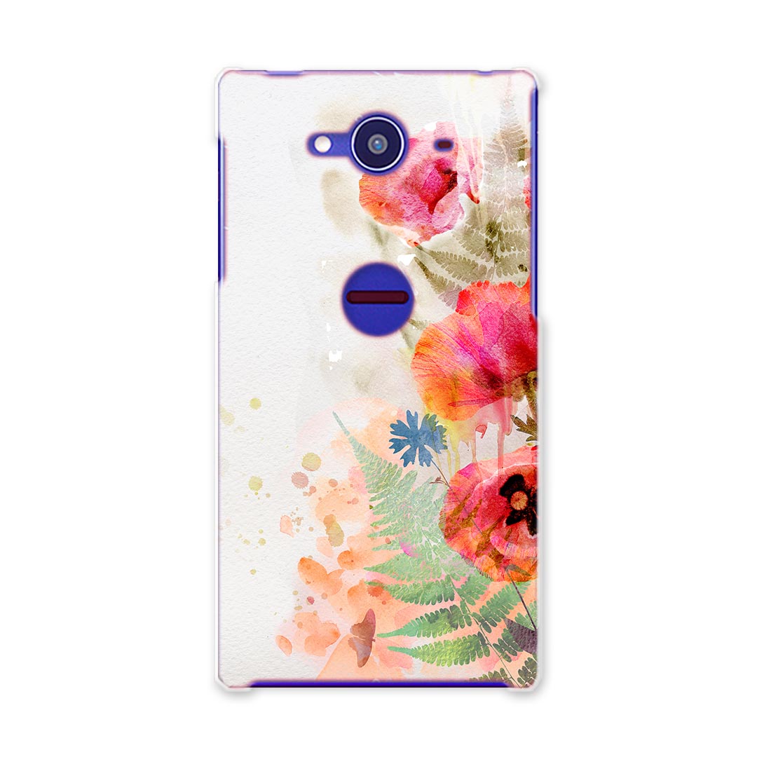 乐天商城 - SH-01H AQUOS ZETA アクオスゼータ sh01h docomo ドコモ スマホ カバー スマホケース スマホカバー PC ハードケース 花　フラワー　水彩 フラワー 006092