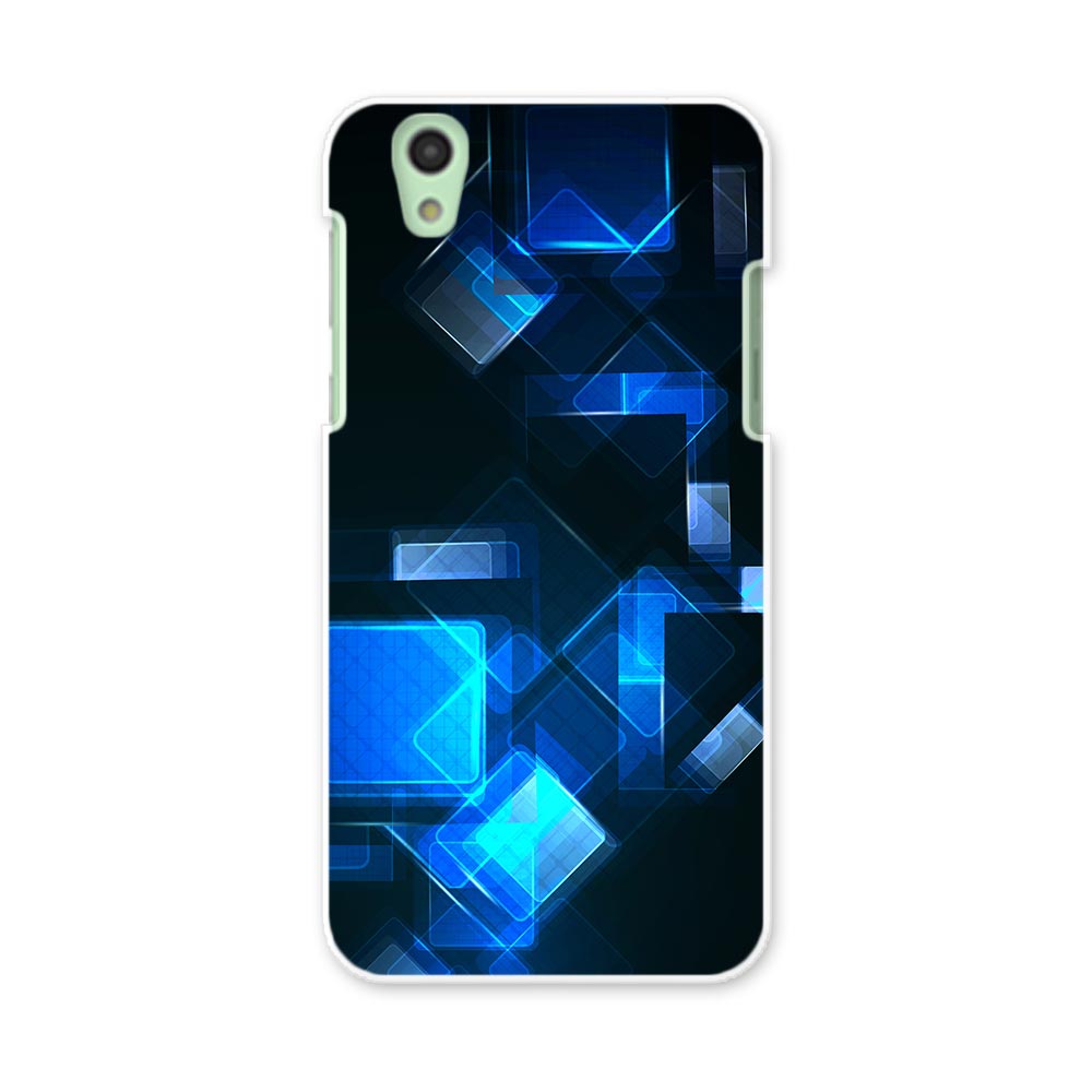 SH-01K AQUOS sense アクオス センス sh01k docomo ドコモ スマホ カバー スマホケース スマホカバー PC ハードケース 模様　ブルー クール 000899