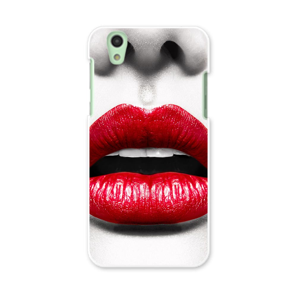 SH-01K AQUOS sense アクオス センス sh01k docomo ドコモ スマホ カバー スマホケース スマホカバー PC ハードケース メイク　写真　赤 クール ユニーク ラグジュアリー 003525