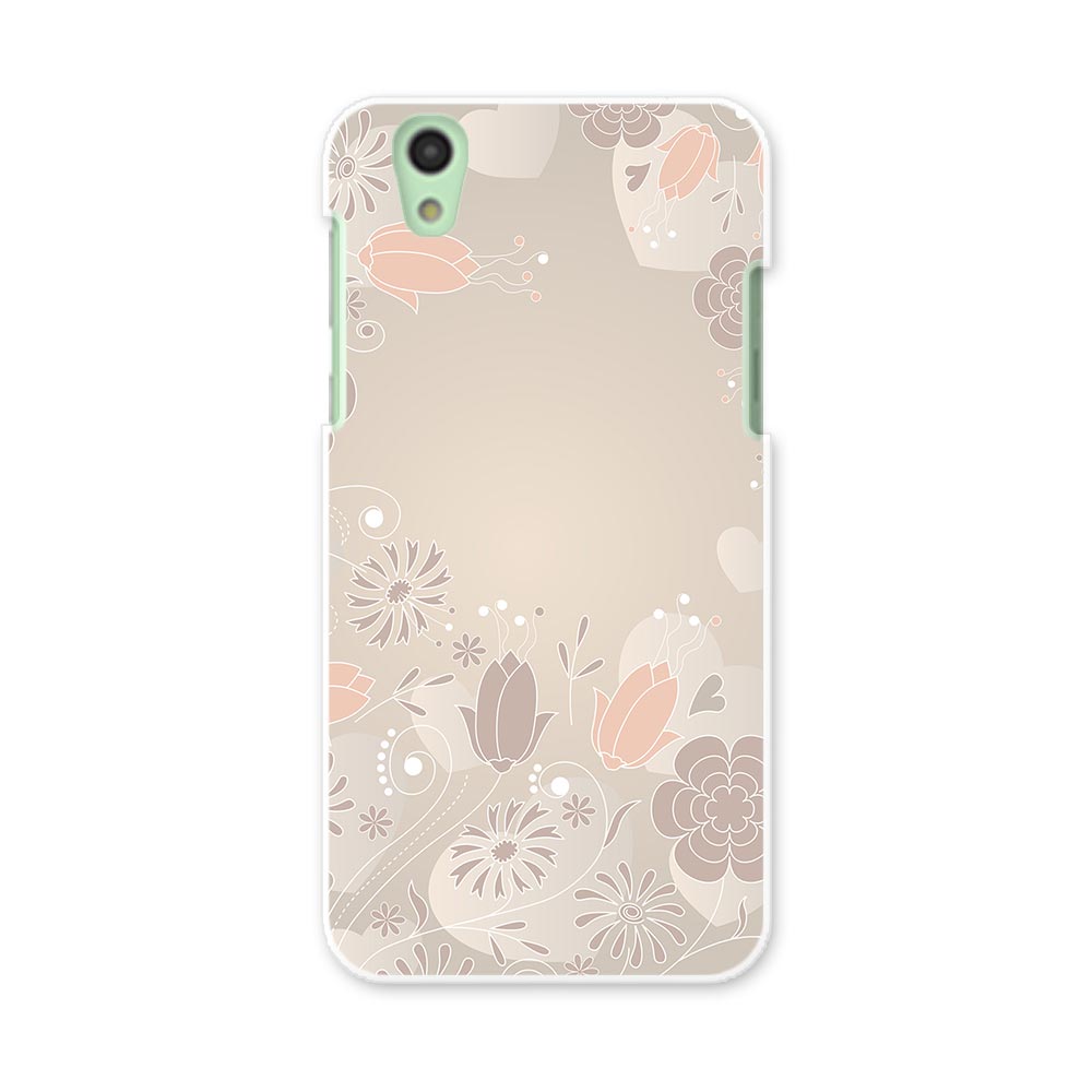 SH-01K AQUOS sense アクオス センス sh01k docomo ドコモ スマホ カバー スマホケース スマホカバー PC ハードケース 花　ハート　フラワー フラワー ラブリー 004674