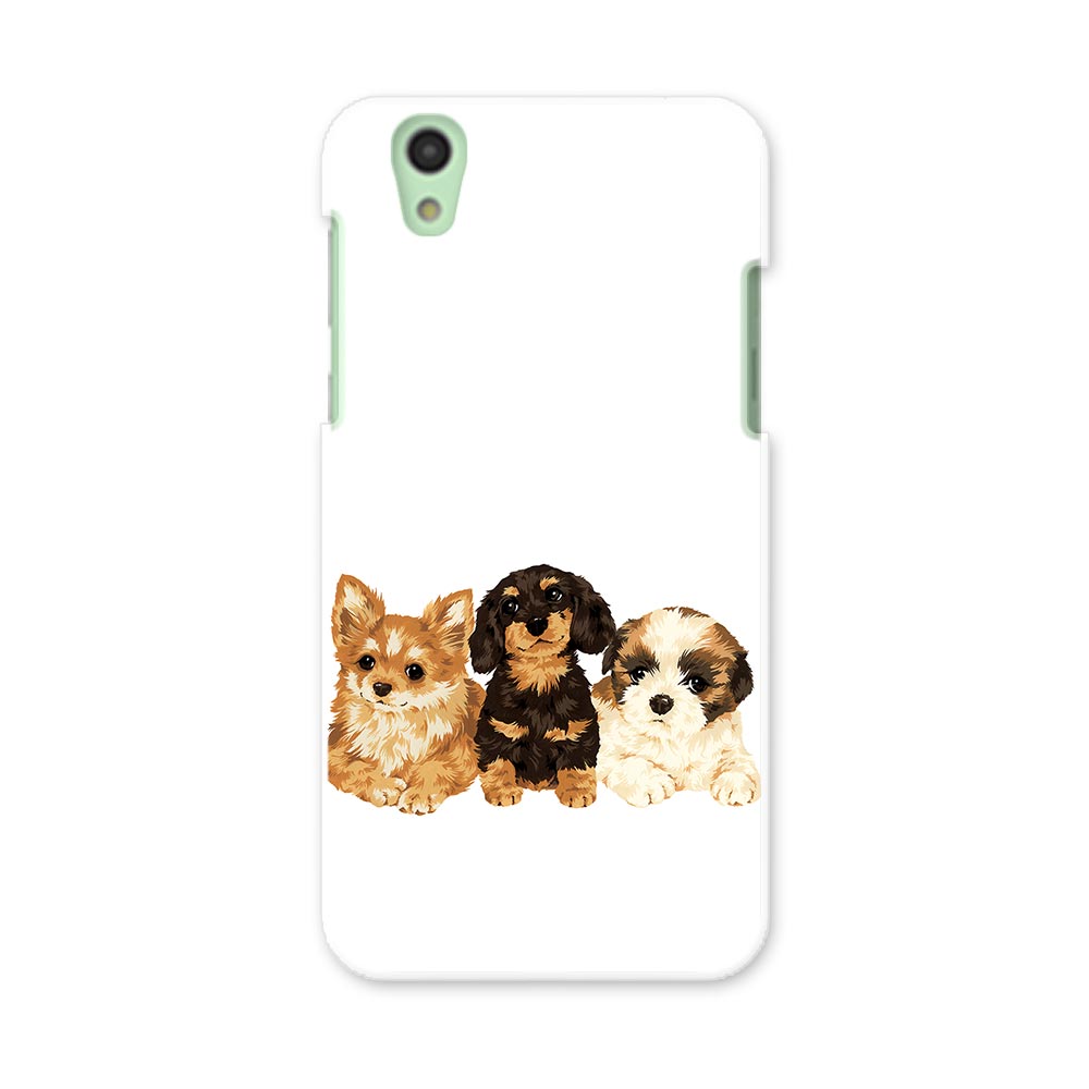 SH-01K AQUOS sense アクオス センス sh01k docomo ドコモ スマホ カバー スマホケース スマホカバー PC ハードケース 犬　動物　イラスト アニマル 005734