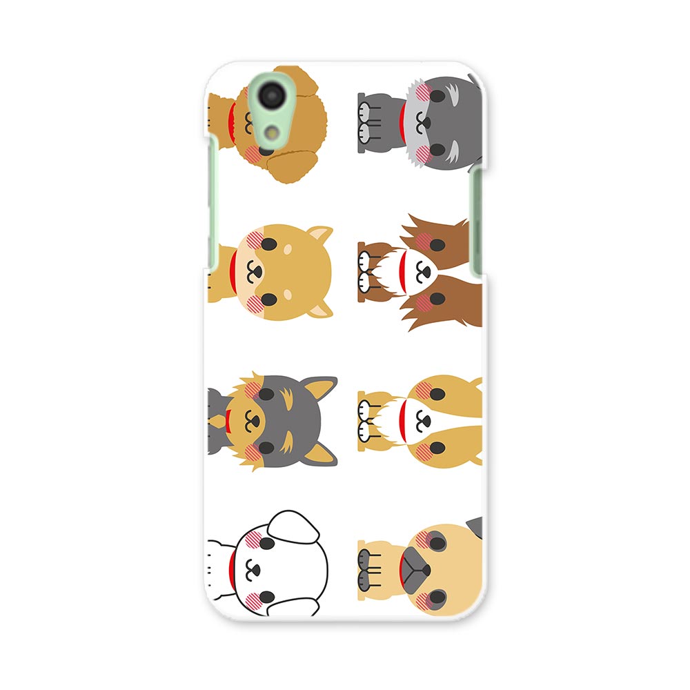 SH-01K AQUOS sense アクオス センス sh01k docomo ドコモ スマホ カバー スマホケース スマホカバー PC ハードケース 犬　いぬ　イラスト　柴犬　プードル アニマル 007882