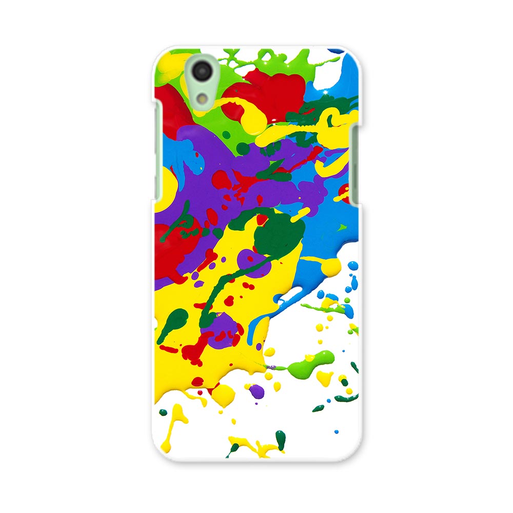 SH-01K AQUOS sense アクオス センス sh01k docomo ドコモ スマホ カバー スマホケース スマホカバー PC ハードケース インク　カラフル　絵の具 ユニーク 008670