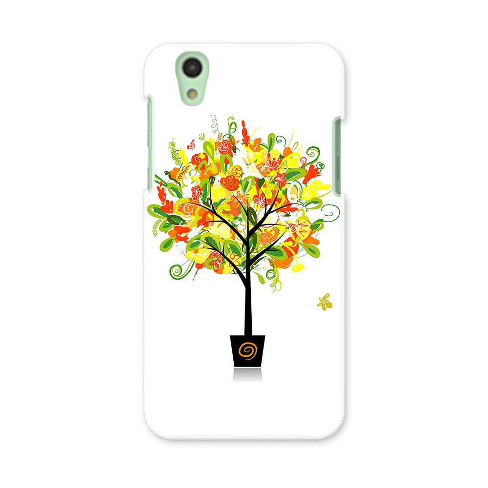 SH-01K AQUOS sense アクオス センス sh01k docomo ドコモ スマホ カバー スマホケース スマホカバー PC ハードケース フラワー　花　オレンジ　黄色 009803