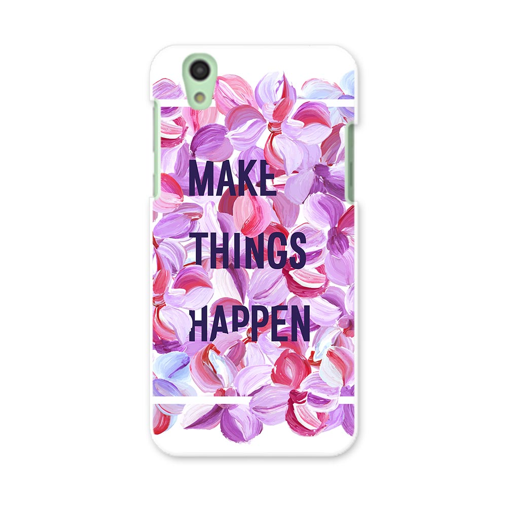 SH-01K AQUOS sense アクオス センス sh01k docomo ドコモ スマホ カバー スマホケース スマホカバー PC ハードケース 英語　花　ピンク 010561