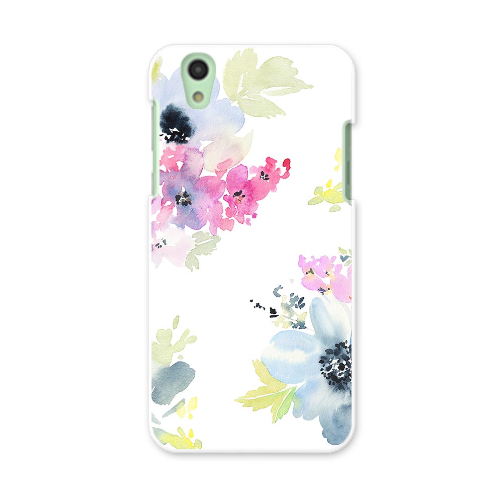 SH-01K AQUOS sense アクオス センス sh01k docomo ドコモ スマホ カバー スマホケース スマホカバー PC ハードケース 花　水彩　カラフル 011110