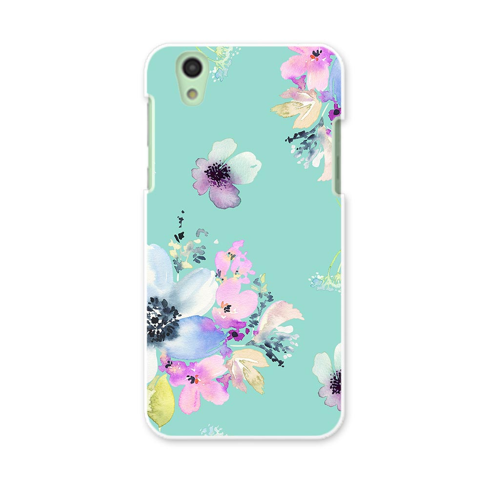 SH-01K AQUOS sense アクオス センス sh01k docomo ドコモ スマホ カバー スマホケース スマホカバー PC ハードケース 花　水彩　カラフル 011111