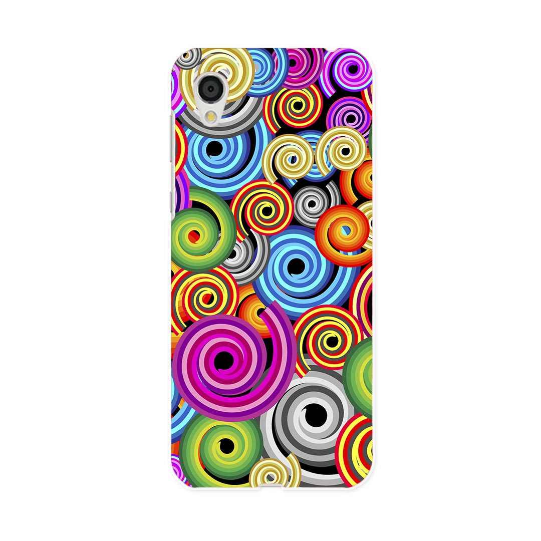 SH-01L AQUOS sense2 アクオス センスツー docomo ドコモ sh01l スマホ カバー スマホケース スマホカバー PC ハードケース 000501 ナルト カラフル