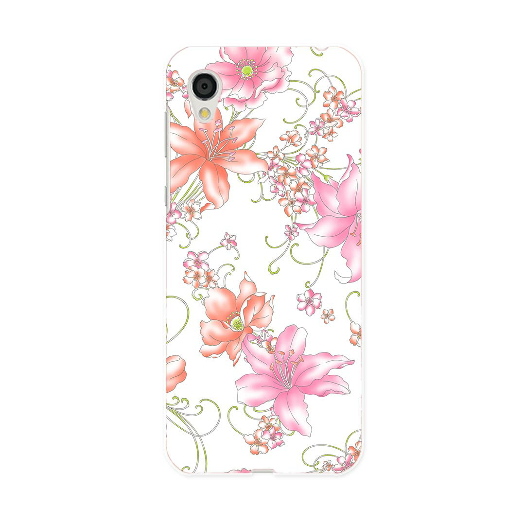 SH-01L AQUOS sense2 アクオス センスツー docomo ドコモ sh01l スマホ カバー スマホケース スマホカバー PC ハードケース 011900 花柄　ピンク　おしゃれ