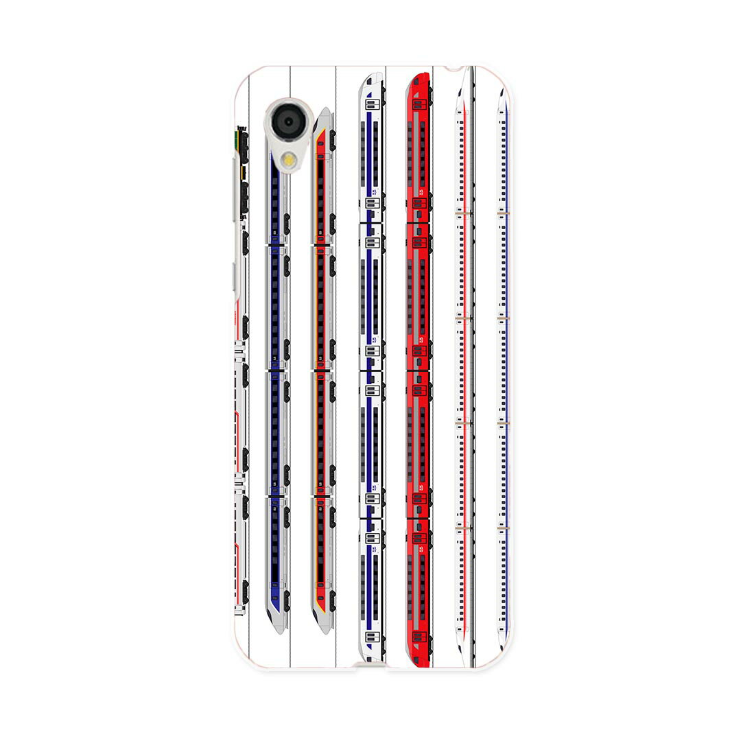 SH-01L AQUOS sense2 アクオス センスツー docomo ドコモ sh01l スマホ カバー スマホケース スマホカバー PC ハードケース 013216 乗り物　新幹線　電車