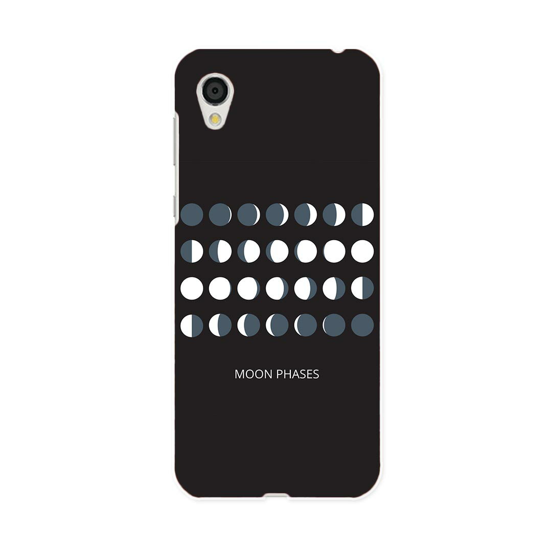 Mobile Phone Cases - SH-01L AQUOS sense2 アクオス センスツー docomo ドコモ sh01l スマホ カバー ケース スマホケース スマホカバー PC ハードケース 016028 月の満ち欠け　宇宙　月