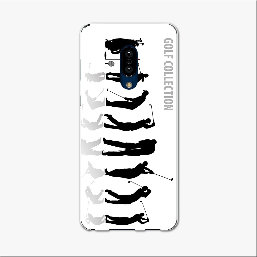 AQUOS zero2 アクオス ゼロツー aquoszero2 ソフトバンク softbank スマホ カバー ケース スマホケース スマホカバー TPU ソフトケース 000140 ゴルフ　ショット　イラスト