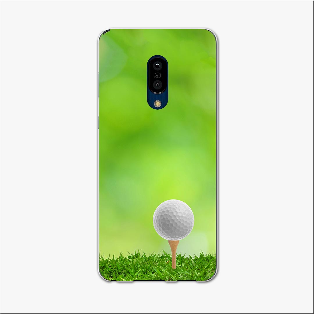 SHV47 AQUOS zero2 アクオス ゼロツー shv47 au エーユー スマホ カバー ケース スマホケース スマホカバー TPU ソフトケース 000218 ゴルフ　ショット　芝生