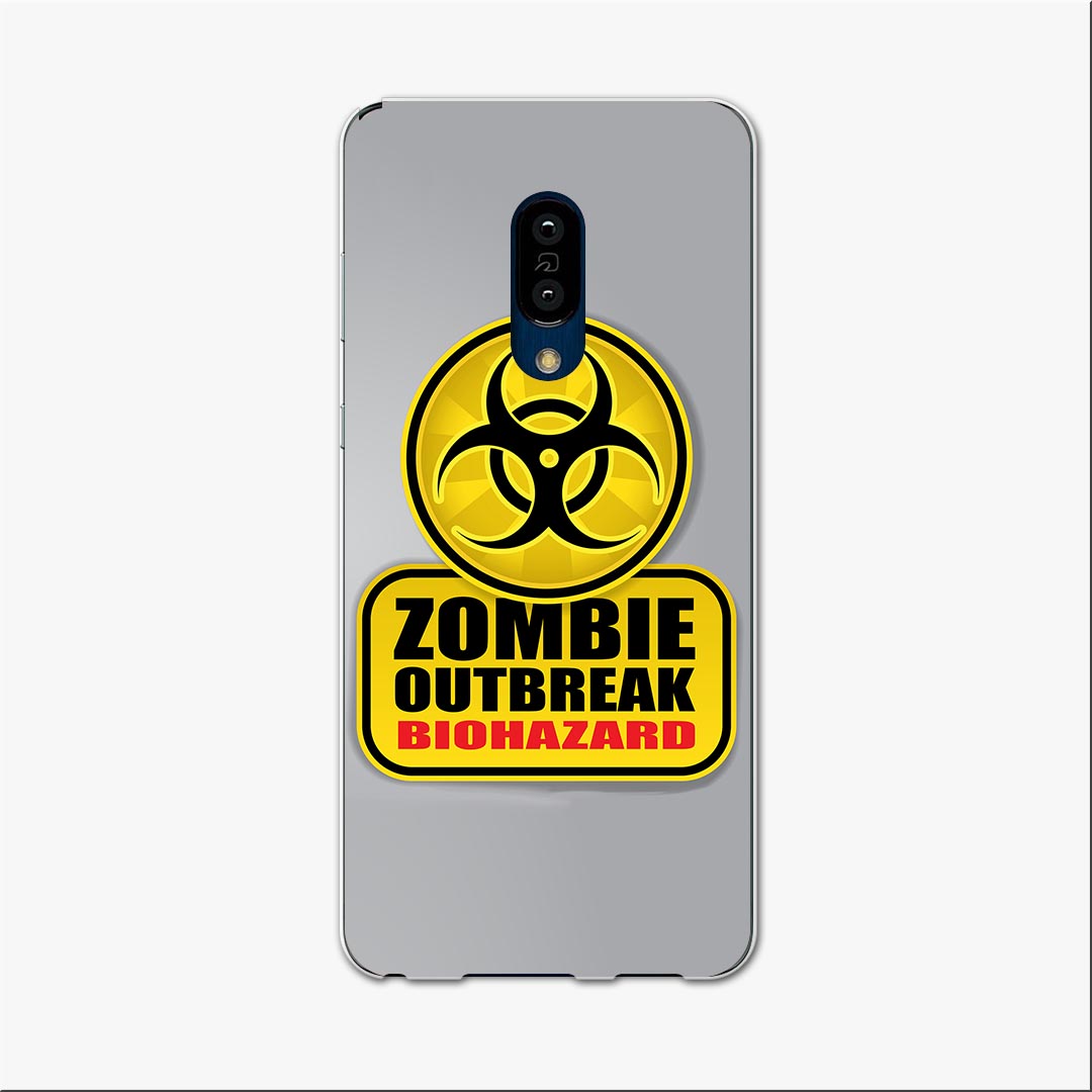 SHV47 AQUOS zero2 アクオス ゼロツー shv47 au エーユー スマホ カバー ケース スマホケース スマホカバー TPU ソフトケース 001180 標識 ゾンビ バイオハザード