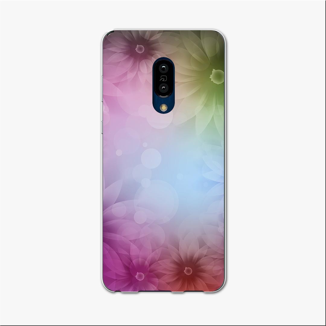 Rakuten - SHV47 AQUOS zero2 アクオス ゼロツー shv47 au エーユー スマホ カバー ケース スマホケース スマホカバー TPU ソフトケース 002003 花　フラワー　紫