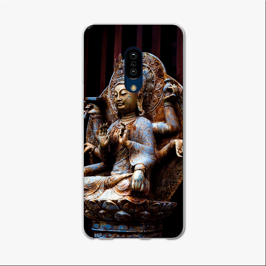 SHV47 AQUOS zero2 アクオス ゼロツー shv47 au エーユー スマホ カバー ケース スマホケース スマホカバー TPU ソフトケース 005093 仏像　写真　黒