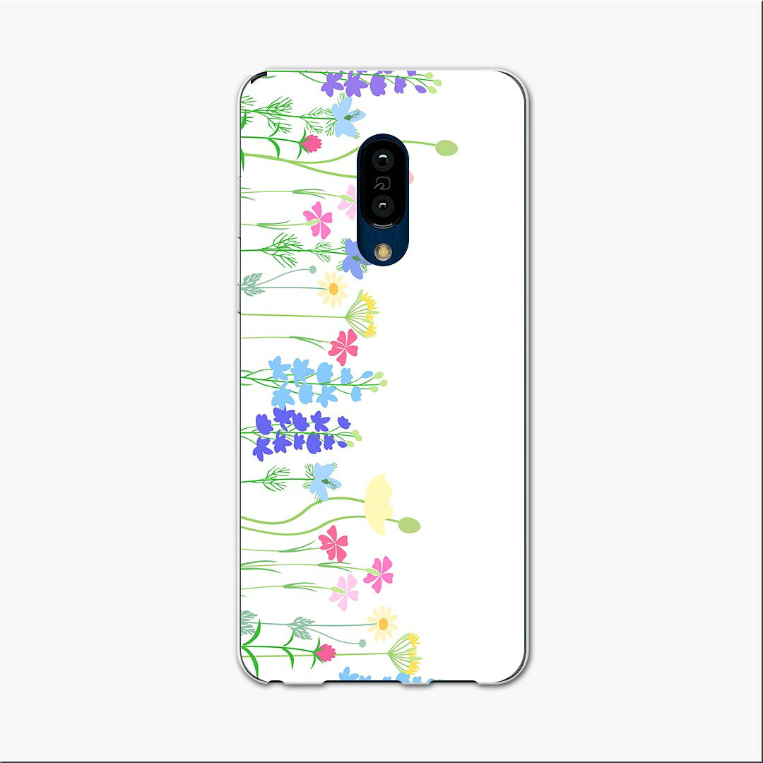 乐天商城 - AQUOS zero2 アクオス ゼロツー aquoszero2 ソフトバンク softbank スマホ カバー ケース スマホケース スマホカバー TPU ソフトケース 009621 フラワー　花　カラフル