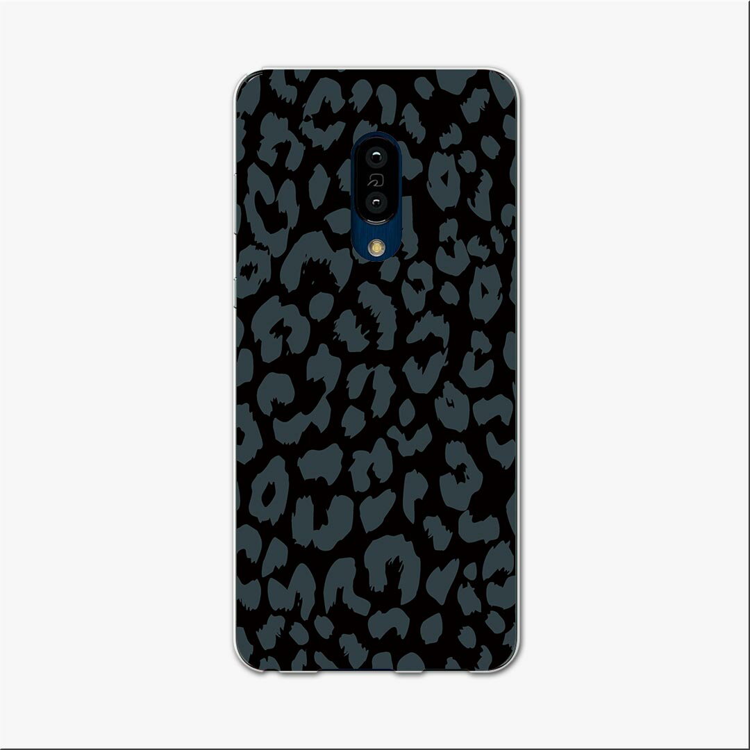 Mobile Phone Cases - AQUOS zero2 アクオス ゼロツー aquoszero2 ソフトバンク softbank スマホ カバー ケース スマホケース スマホカバー TPU ソフトケース 011585 ヒョウ柄　アニマル柄　黒