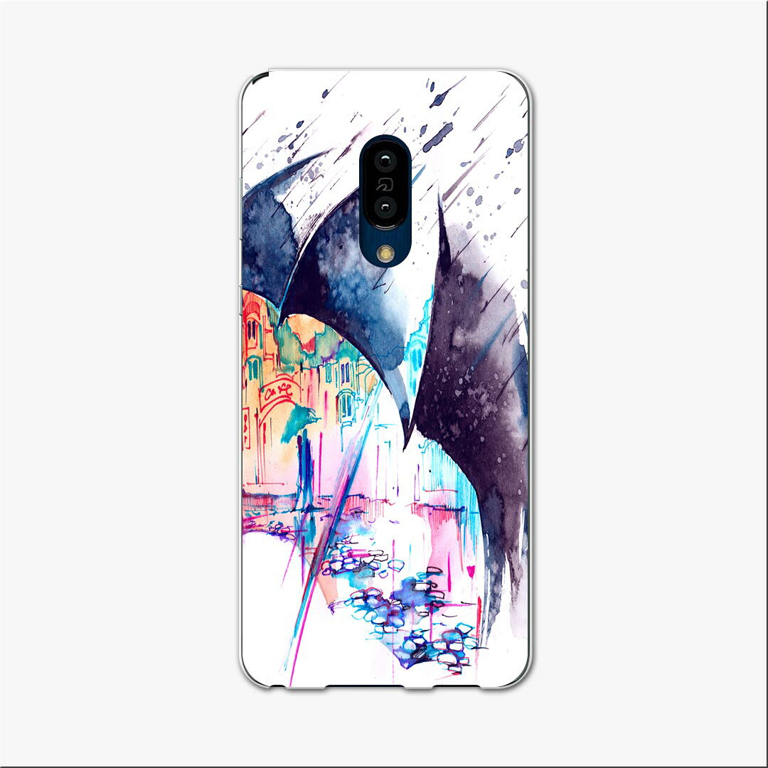 Mobile Phone - AQUOS zero2 アクオス ゼロツー aquoszero2 ソフトバンク softbank スマホ カバー ケース スマホケース スマホカバー TPU ソフトケース 014179 傘　風景　イラスト