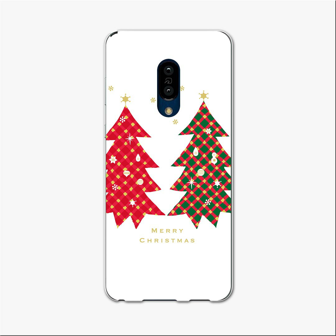 SHV47 AQUOS zero2 アクオス ゼロツー shv47 au エーユー スマホ カバー ケース スマホケース スマホカバー TPU ソフトケース 015645 クリスマス クリスマスツリー