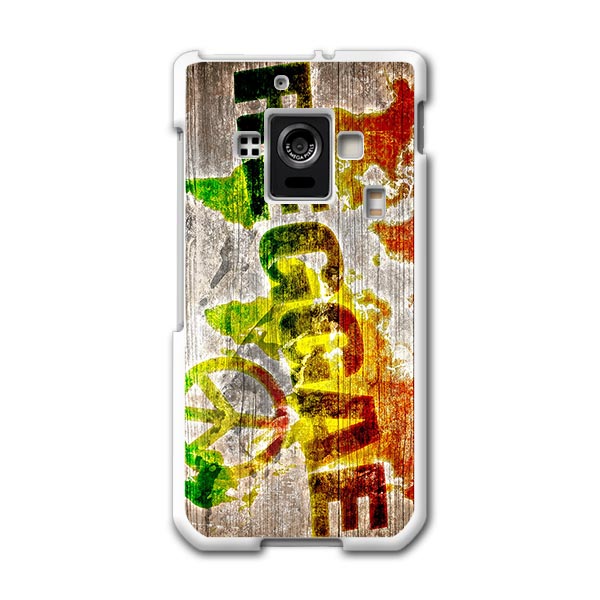 SH-02E AQUOS PHONE ZETA アクオスフォン sh02e docomo ドコモ スマホ カバー スマホケース ハード pc ケース ハードケース レゲエ　ラスタカラー　ピース その他 000144