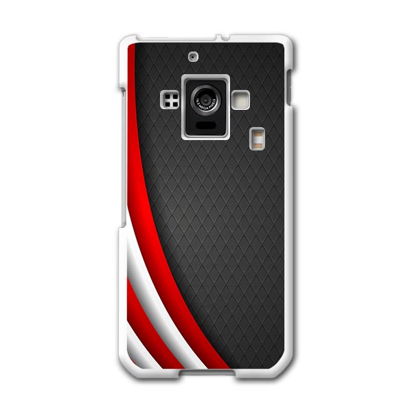 SH-02E AQUOS PHONE ZETA アクオスフォン sh02e docomo ドコモ スマホ カバー スマホケース ハード pc ケース ハードケース 赤 レッド 黒 ブラック クール 008413