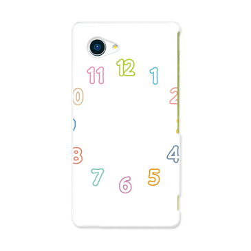 SH-02H AQUOS Compact アクオスフォン sh02h docomo ドコモ スマホ カバー スマホケース スマホカバー PC ハードケース 時計 インテリア カラフル 009481