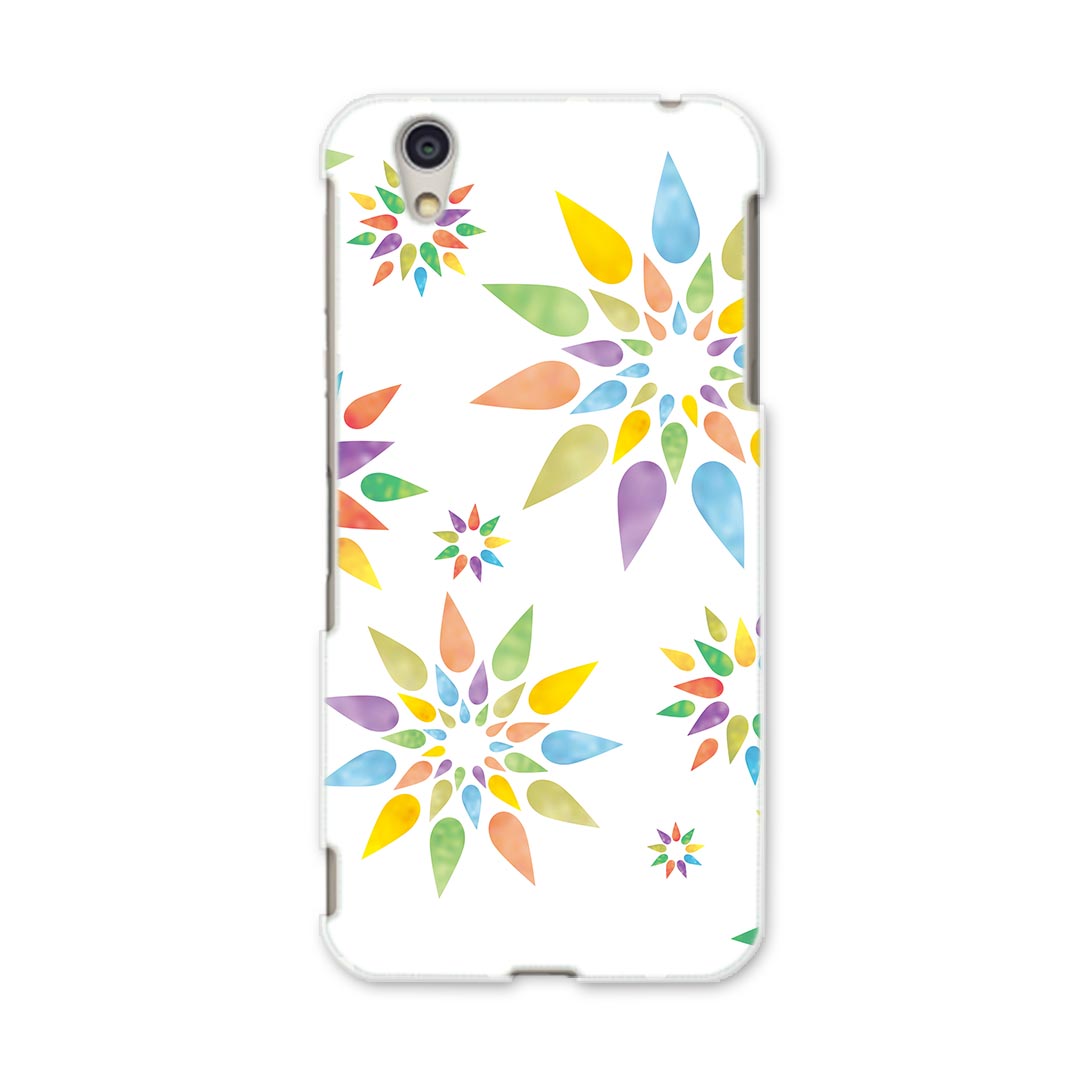 AQUOSL AQUOS L UQ mobile Sharp シャープ simfree SIMフリー スマホ カバー ケース スマホケース スマホカバー PC ハードケース 006850 花　フラワー(2.0)