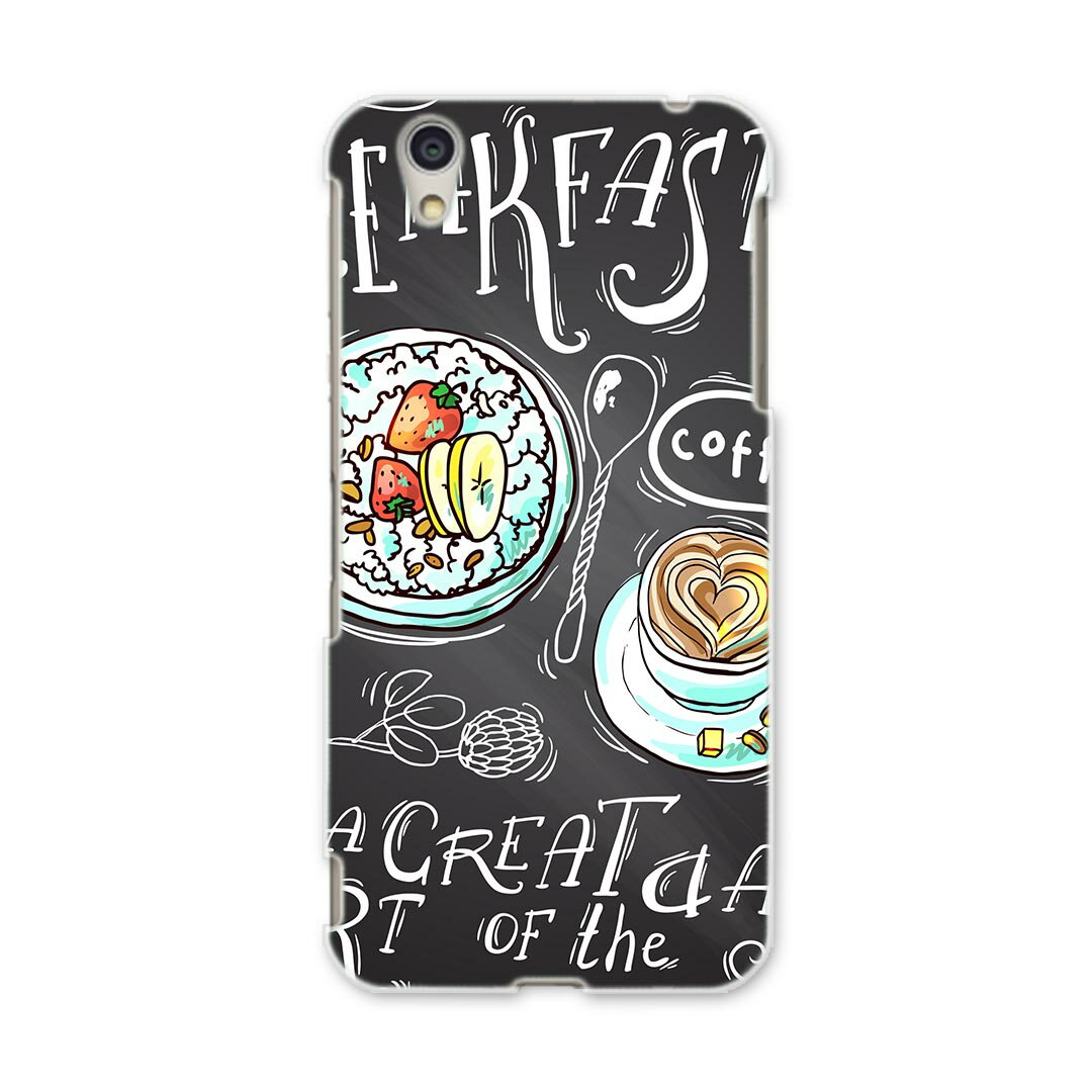 SH-02J AQUOS Ever アクオスフォン エバー sh02j docomo ドコモ スマホ カバー スマホケース スマホカバー PC ハードケース カフェ　おしゃれ　黒板 009616