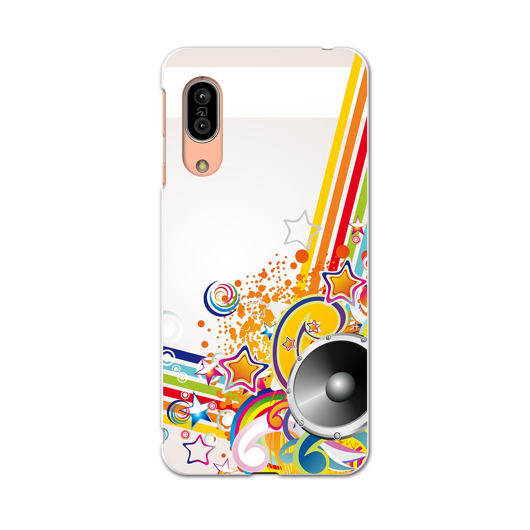 Mobile Phone Cases - SH-02M AQUOS sense3 アクオス センススリー sh02m docomo ドコモ スマホ カバー 全機種対応 あり ケース スマホケース スマホカバー TPU ソフトケース 000268 音楽　トロピカル　カラフル　星