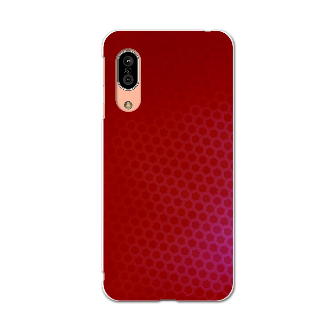 AQUOS sense3 SH-02M アクオス センススリー sh02m 専用ソフトケース スマホカバー カバー ケース tpu ソフト ケース 002040 シンプル　赤