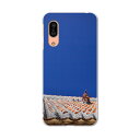 SHV45 AQUOS sense3 アクオス センススリー shv45 エーユー au スマホ カバー ケース スマホケース スマホカバー TPU ソフトケース 002774 沖縄 シーサー 写真