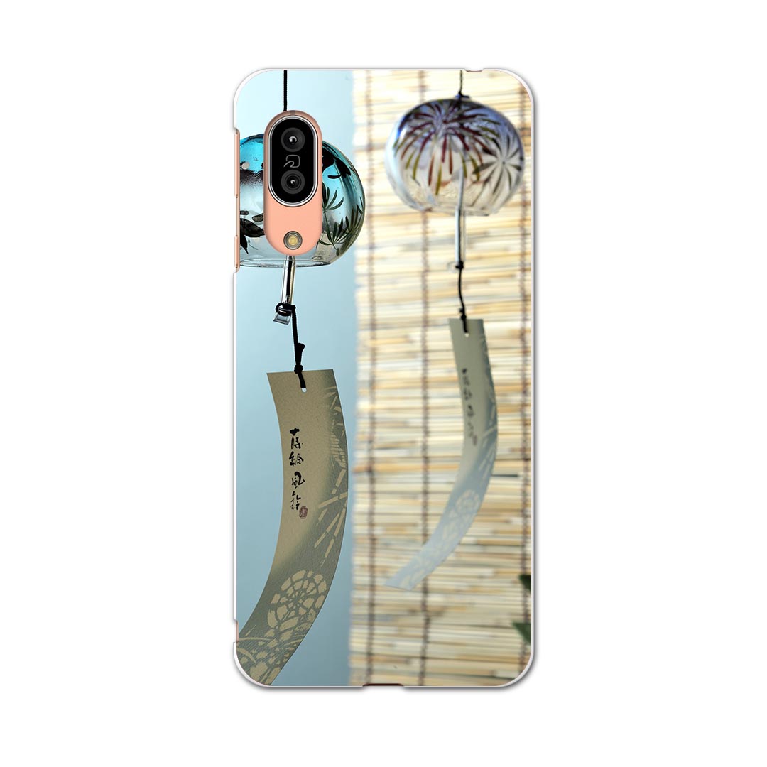 SH-02M AQUOS sense3 アクオス センススリー sh02m docomo ドコモ スマホ カバー 全機種対応 あり ケース スマホケース スマホカバー TPU ソフトケース 002780 夏　風鈴　写真