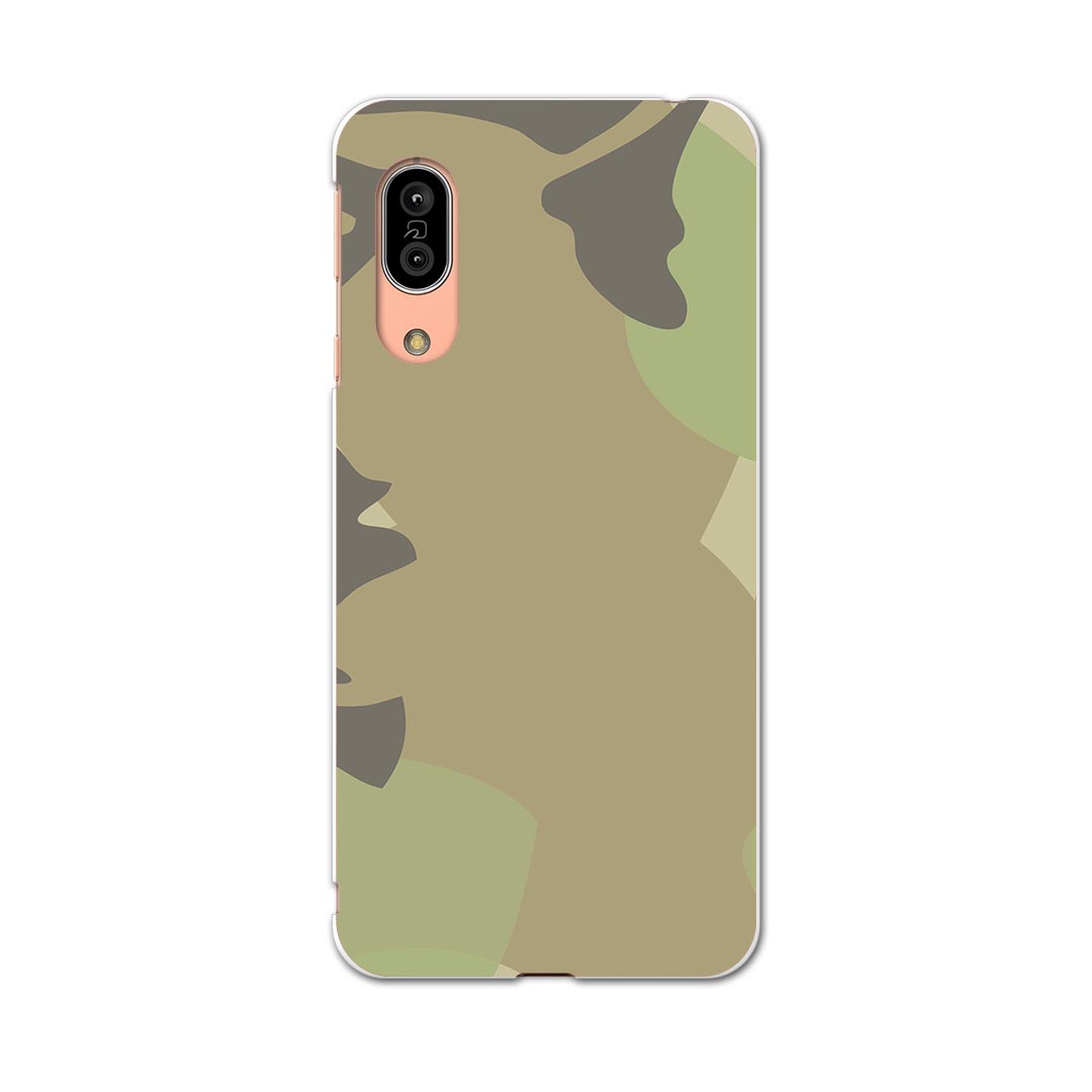 SH-02M AQUOS sense3 アクオス センススリー sh02m docomo ドコモ スマホ カバー 全機種対応 あり ケース スマホケース スマホカバー TPU ソフトケース 003712 迷彩　カモフラ　模様