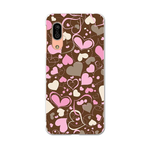 SH-02M AQUOS sense3 アクオス センススリー sh02m docomo ドコモ スマホ カバー 全機種対応 あり ケース スマホケース スマホカバー TPU ソフトケース 005039 ハート ブラウン イラスト SH-02M AQUOS sense3 アクオス センススリー sh02m docomo ドコモ スマホ カバー 全機種対応 あり ケース スマホケース スマホカバー TPU ソフトケース 005039 ハート ブラウン イラスト