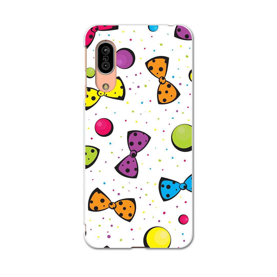 Mobile Phone Cases - SH-02M AQUOS sense3 アクオス センススリー sh02m docomo ドコモ スマホ カバー 全機種対応 あり ケース スマホケース スマホカバー TPU ソフトケース 006338 リボン　カラフル　模様