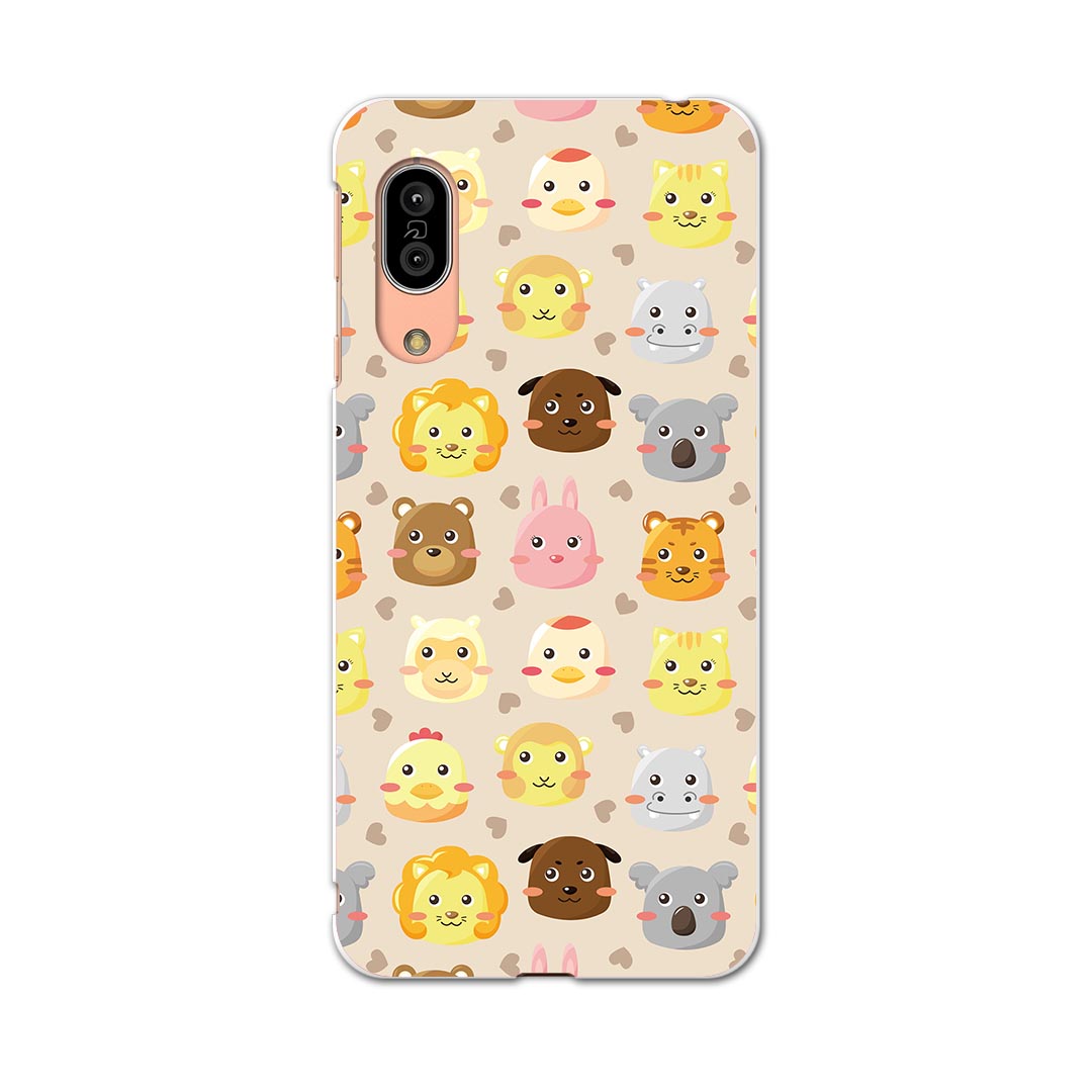 SHV45 AQUOS sense3 アクオス センススリー shv45 エーユー au スマホ カバー ケース スマホケース スマホカバー TPU ソフトケース 007647 動物　キャラクター　イラスト