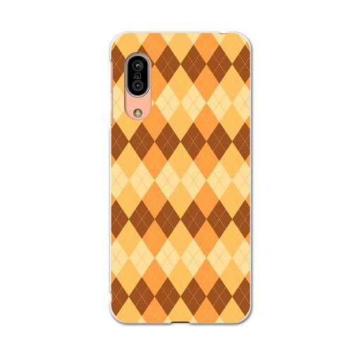 AQUOS sense3 SH-02M アクオス センススリー sh02m 専用ソフトケース スマホカバー カバー ケース tpu ソフト ケース 008116 チェック オレンジ アーガイル AQUOS sense3 SH-02M アクオス センススリー sh02m 専用ソフトケース スマホカバー カバー ケース tpu ソフト ケース 008116 チェック オレンジ アーガイル