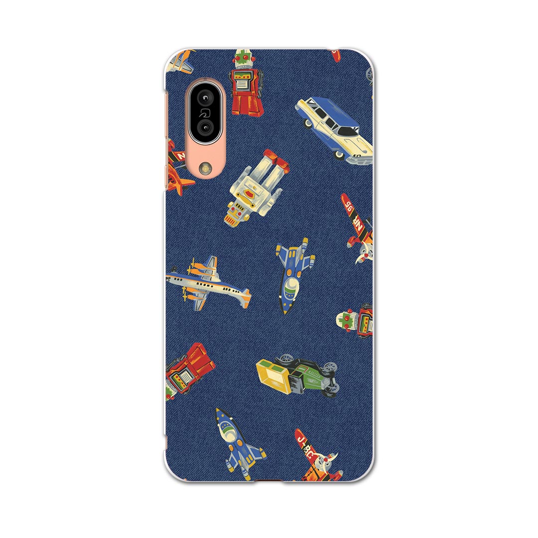 SHV45 AQUOS sense3 アクオス センススリー shv45 エーユー au スマホ カバー ケース スマホケース スマホカバー TPU ソフトケース 010454 おもちゃ　ロボット　車