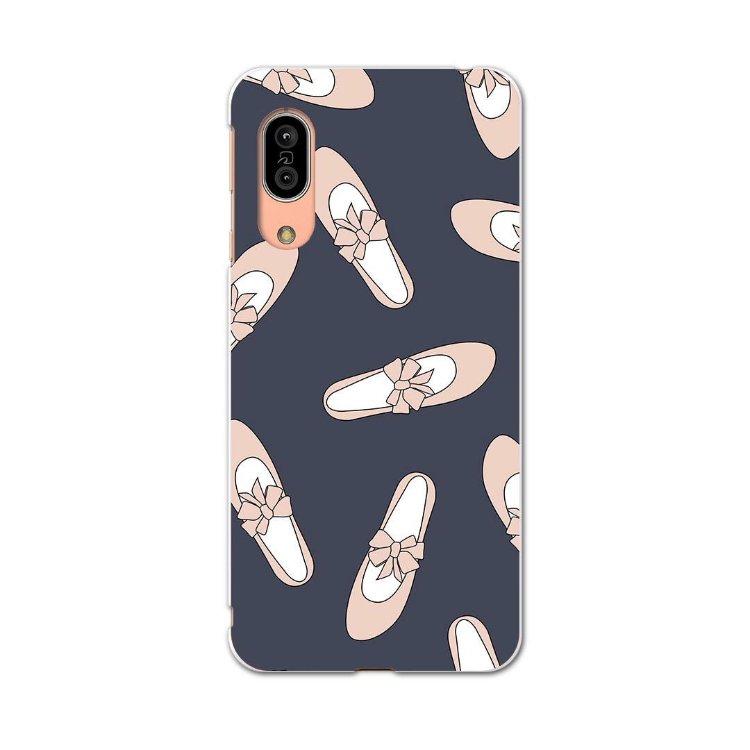 SHV45 AQUOS sense3 アクオス センススリー shv45 エーユー au スマホ カバー ケース スマホケース スマホカバー TPU ソフトケース 012768 くつ　バレエシューズ