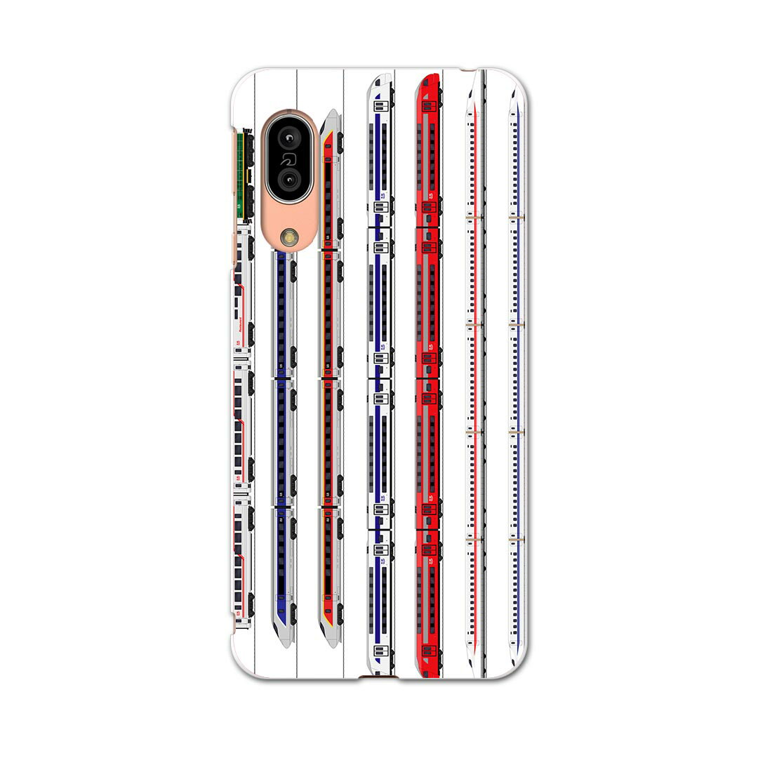 AQUOS sense3 SH-02M アクオス センススリー sh02m 専用ソフトケース スマホカバー カバー ケース tpu ソフト ケース 013216 乗り物　新幹線　電車