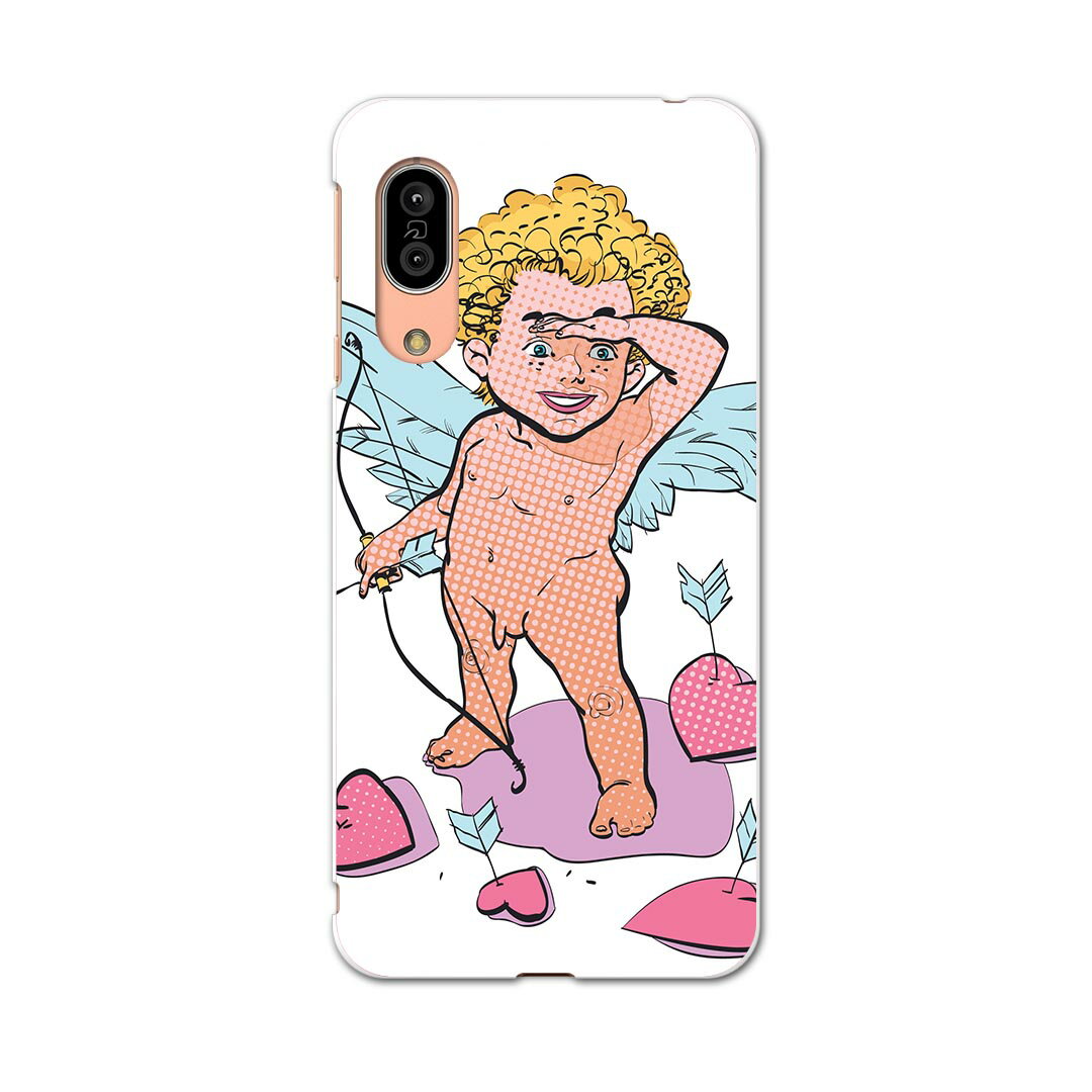 SH-02M AQUOS sense3 アクオス センススリー sh02m docomo ドコモ スマホ カバー 全機種対応 あり ケース スマホケース スマホカバー TPU ソフトケース 013419 天使　矢　ハート