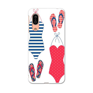 SH-02M AQUOS sense3 アクオス センススリー sh02m docomo ドコモ スマホ カバー ケース スマホケース スマホカバー PC ハードケース 013709 水着 ガーリー 夏