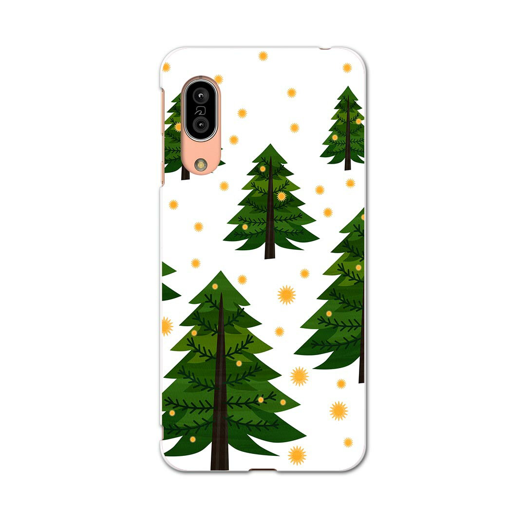 SH-02M AQUOS sense3 アクオス センススリー sh02m docomo ドコモ スマホ カバー 全機種対応 あり ケース スマホケース スマホカバー TPU ソフトケース 013723 クリスマス　ツリー