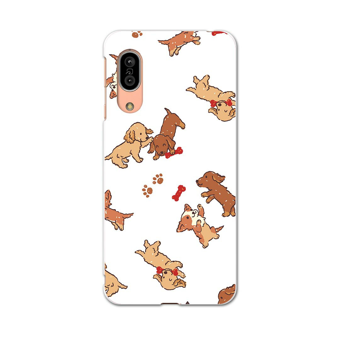 樂天商城 - SHV45 AQUOS sense3 アクオス センススリー shv45 エーユー au スマホ カバー ケース スマホケース スマホカバー TPU ソフトケース 013925 犬　動物　アニマル
