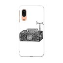 SH-02M AQUOS sense3 アクオス センススリー sh02m docomo ドコモ スマホ カバー 全機種対応 あり ケース スマホケース スマホカバー TPU ソフトケース 014216 ラジオ 音楽 ラジカセ(2)